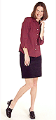 Stretch Corduroy Skirt