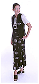 Vest Dress  with Necklace